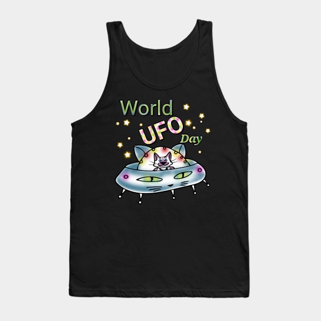 World UFO day Tank Top by maryglu